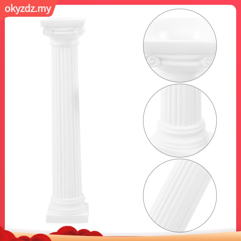 okyzdz Column Candle Holder Roman Model Crafts Weddings Pillars Dining ...