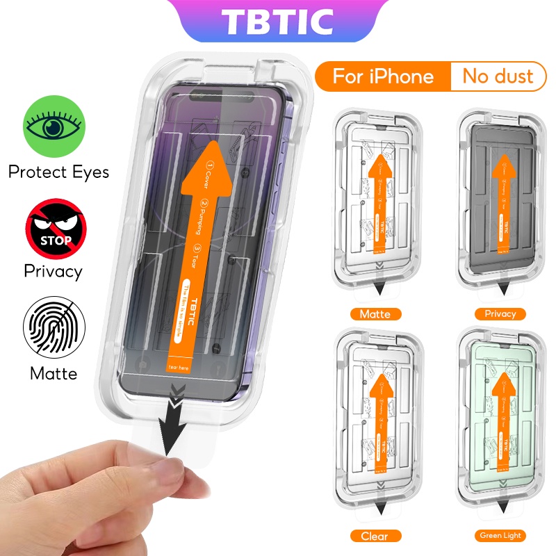 TBTIC For iPhone 16 15 14 13 12 11 Pro Max Plus XR X Xs Screen