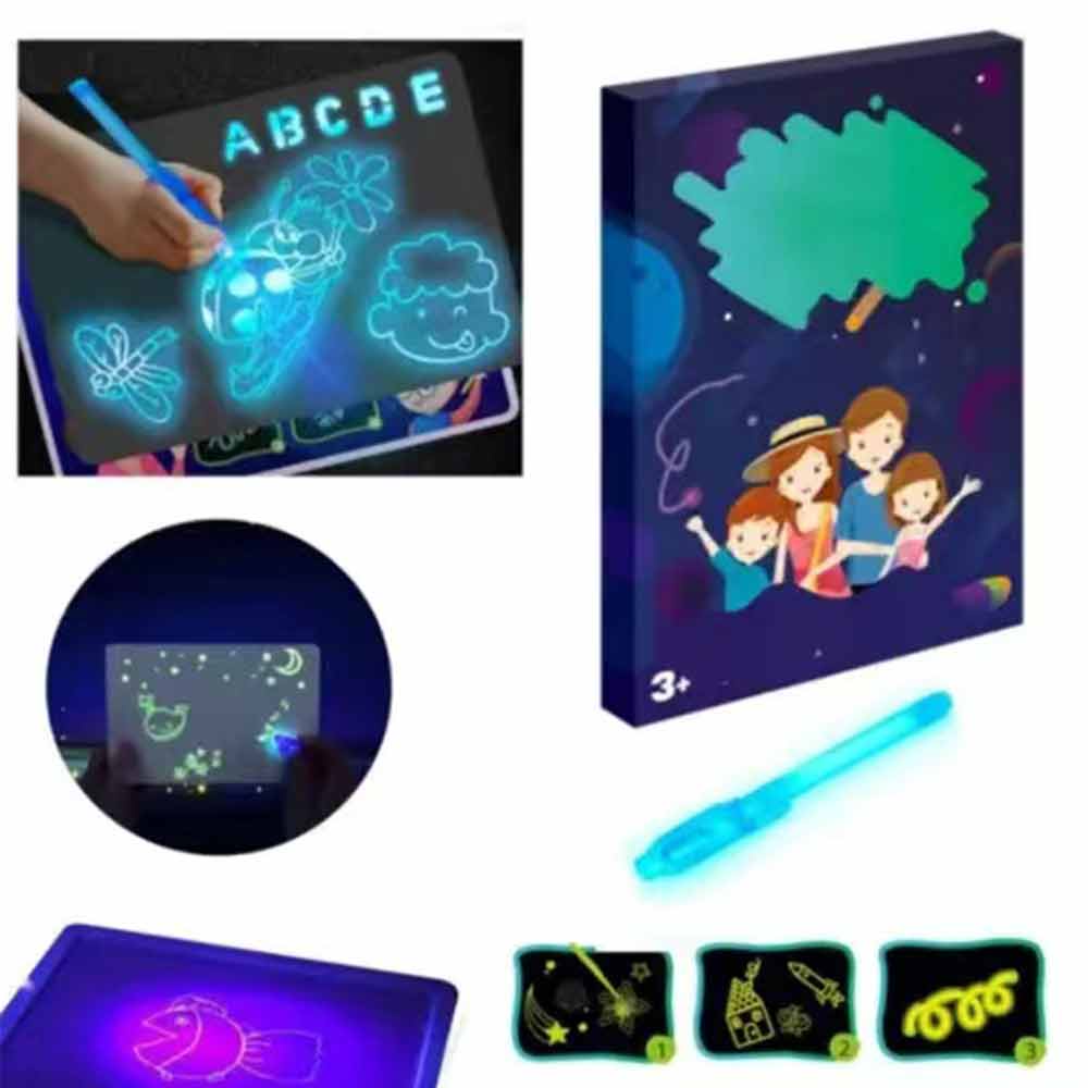 Magic LED Light Drawing Pad, 2024 New LED Light Up Drawing Board for ...