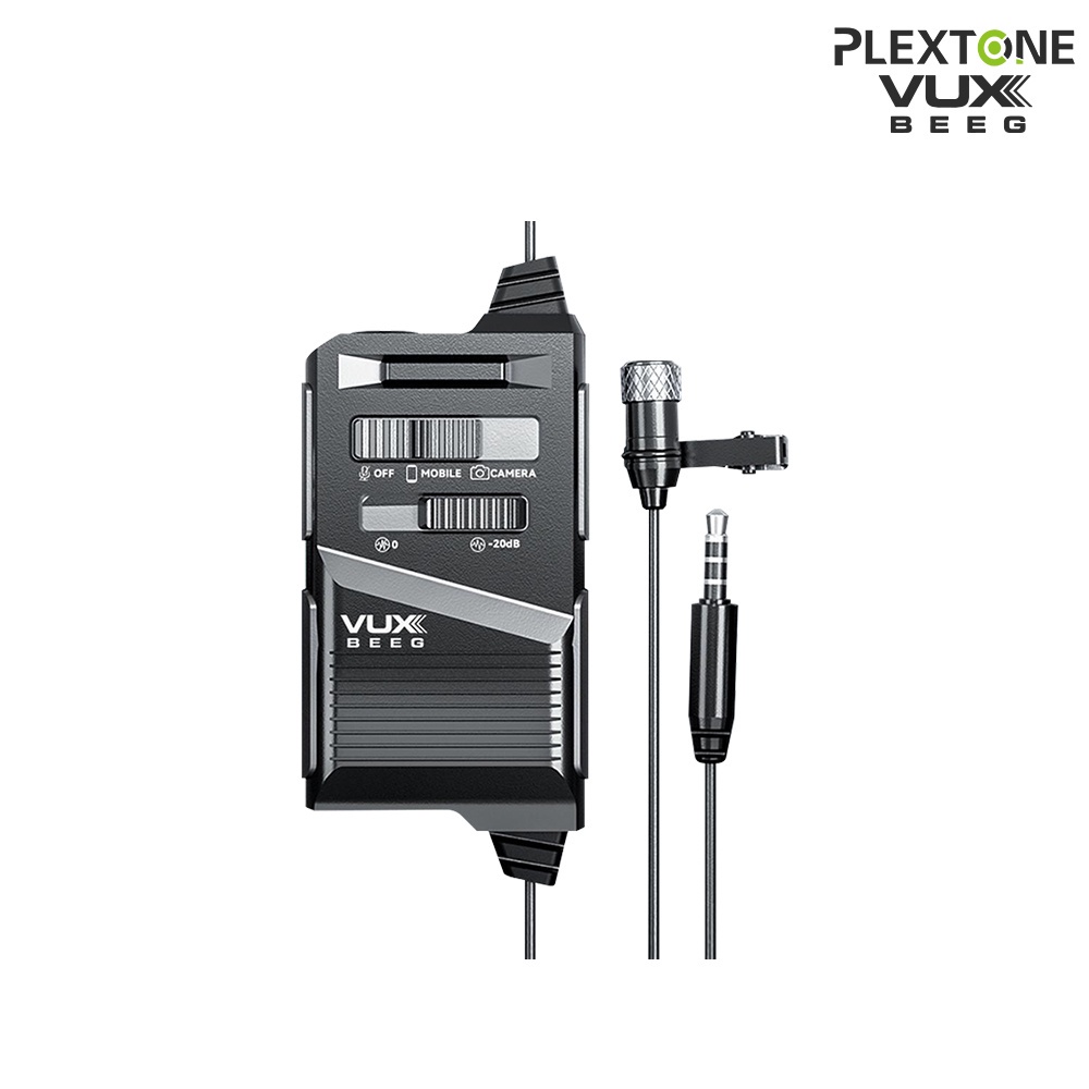 hot sale】 Plextone VUX Beeg UP10 Lavalier Wired Lapel Mic Live Broadcast  Video Vlogging for Mobile | Shopee Philippines