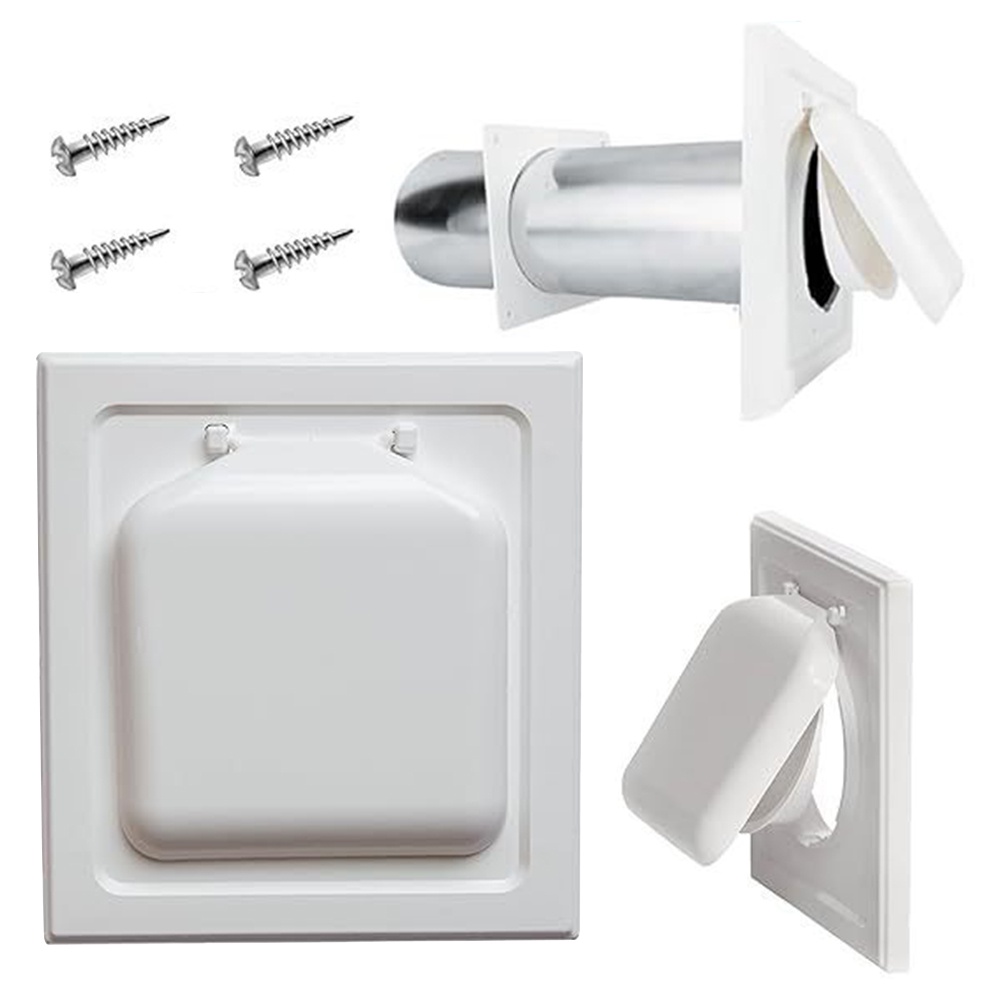 Dryer Exhaust Vent Cover with Screws Dryer Vent Duct Cover for House Ventilation Shopee