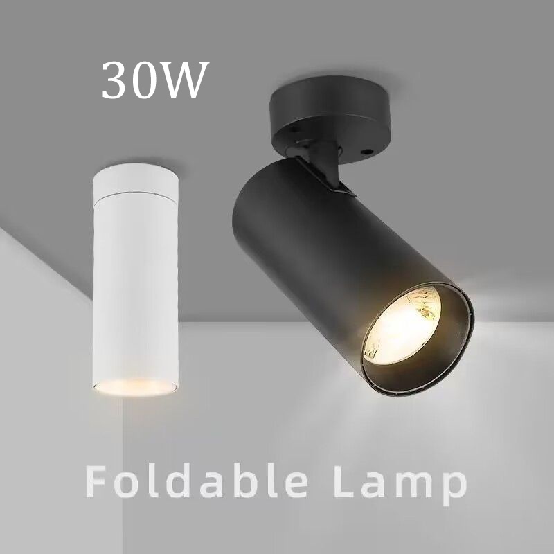 Led Downlight Track Light Foldable Spotlights for Living Room Ceiling ...