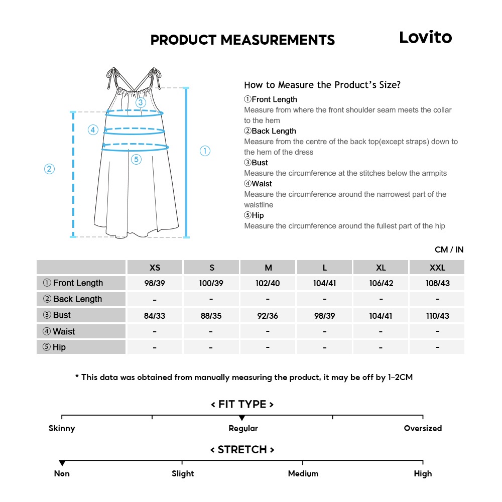 Lovito Ditsy Floral Draped Cotton Embroidered Sunflower Dress L52AD074