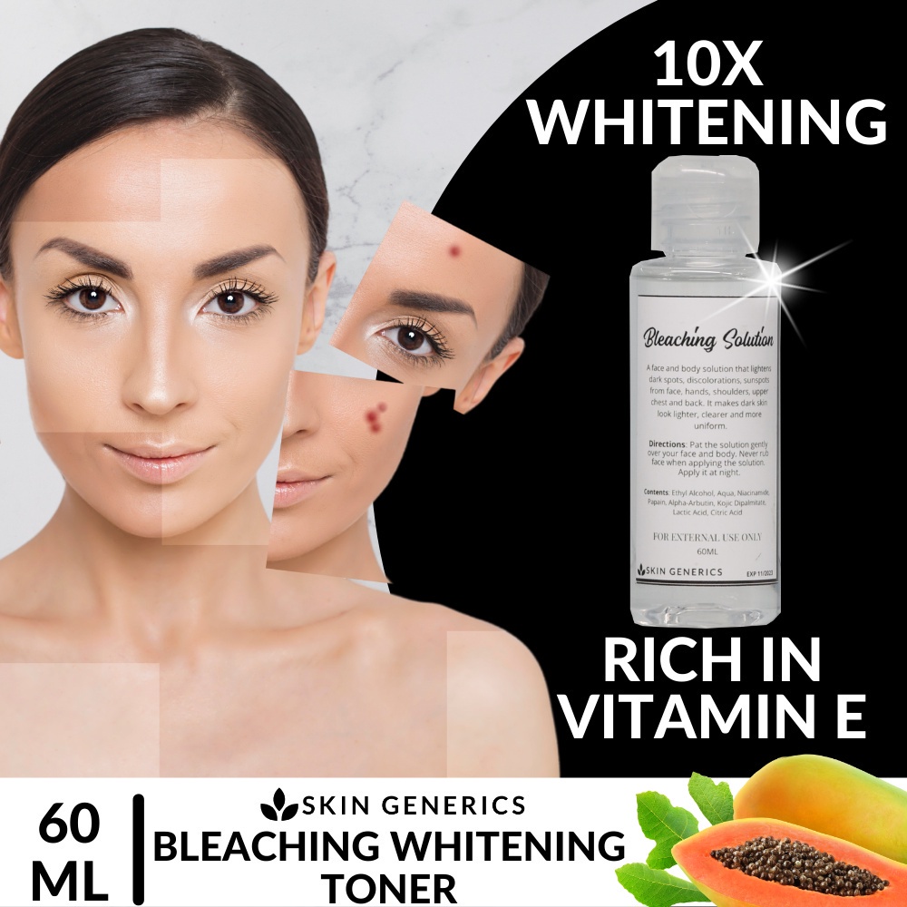 [ 10X BLEACHING ] SkinGenerics 10x Bleaching Facial Toner Whitens Skin