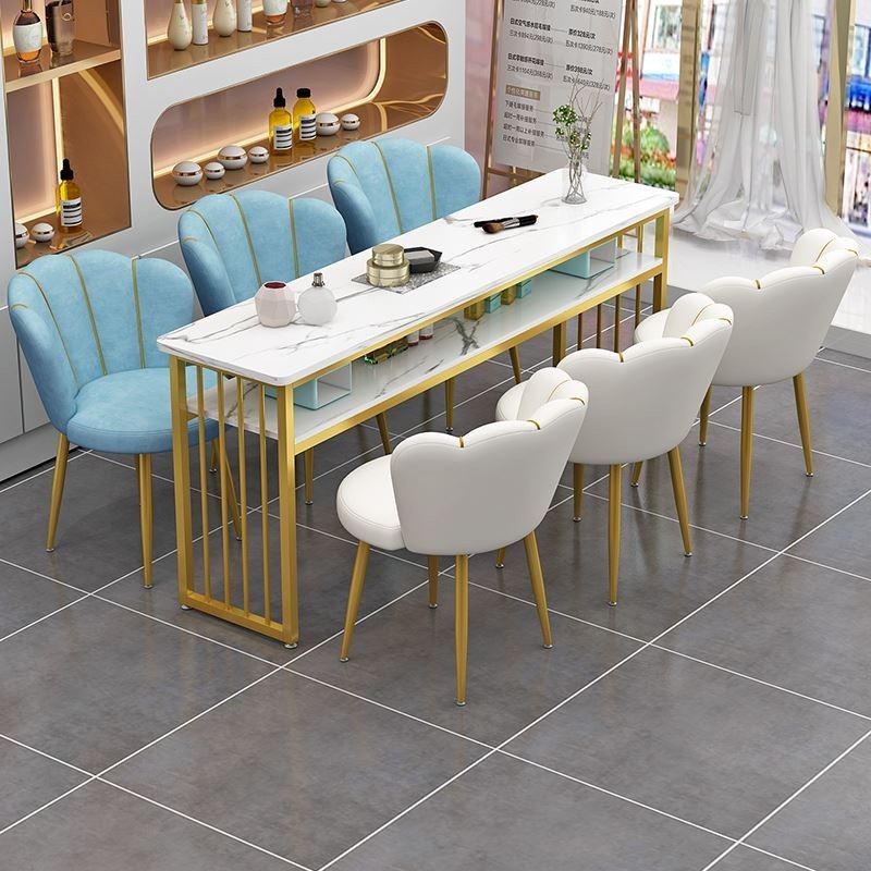 Manicure table Nail Art Dressing table with drawer doubledeck Vanity