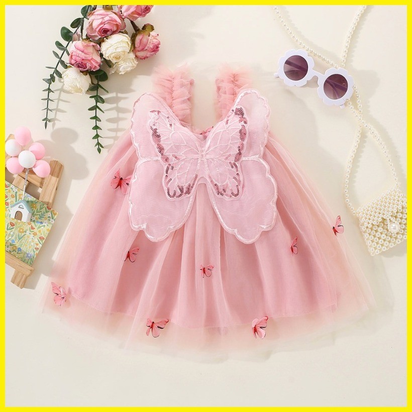 Butterfly dress for baby girl best sale