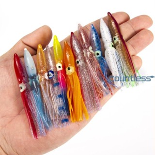 2''- 4.73 OCTOPUS Squid Skirt Lures Saltwater Fishing Lures Soft Plastic  Lures $9.99 - PicClick