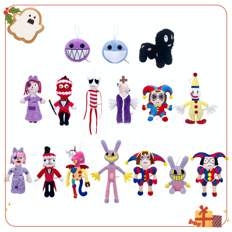 The Amazing Digital Circus Plush Cartoon Rabbit Plushie Pomni Jax ...