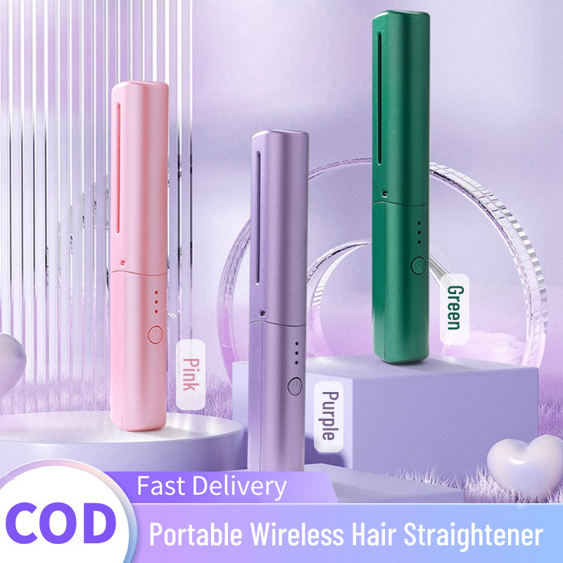 Uliekhy Portable Wireless Hair Straightener for Travel, Mini ...