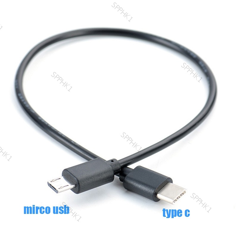 30cm Usb-C Type C to Micro USB Male Sync Charge OTG CHARGER extend ...