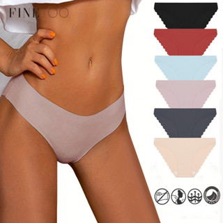 7pcs/Set Women's Solid Color V-Shaped Waist Comfortable Breathable Seamless  Triangle Panties Set, Ladies' Underwear