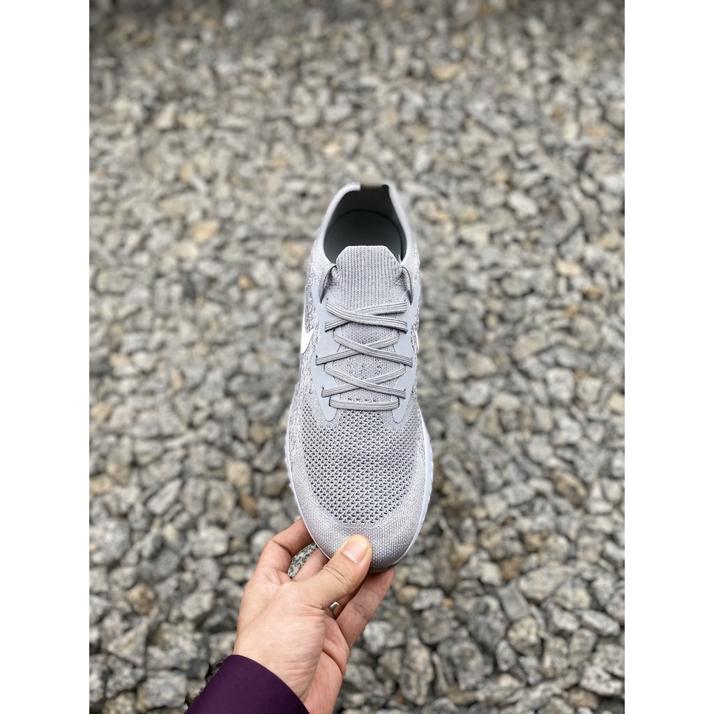 Epic react flyknit 1 women's grey best sale