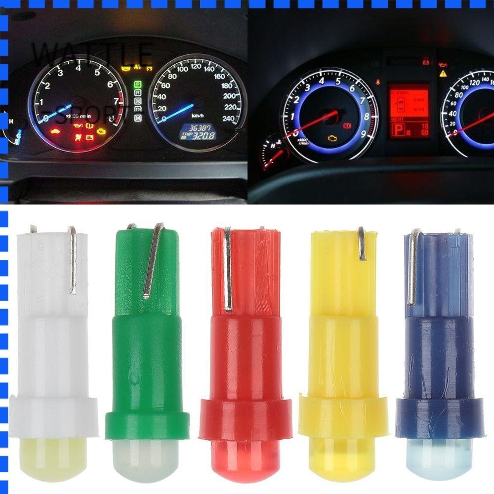 WATTLE T5 Led Lights, 12V 60006500K Dashboard Light, Wedge Dashboard