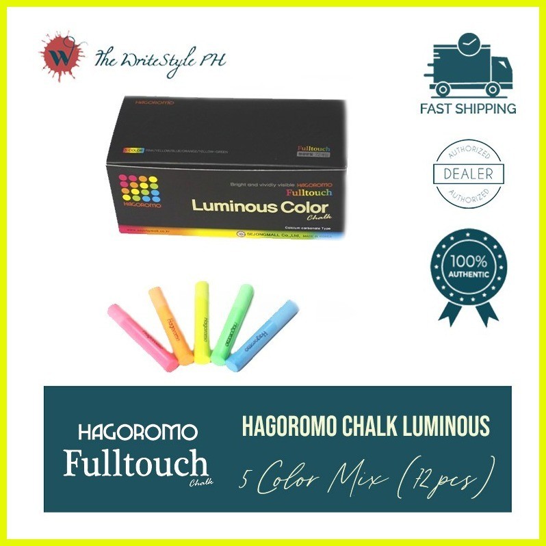 【hot sale】 Hagoromo Chalk Fulltouch Luminous 5-Color Mix (72 pcs ...