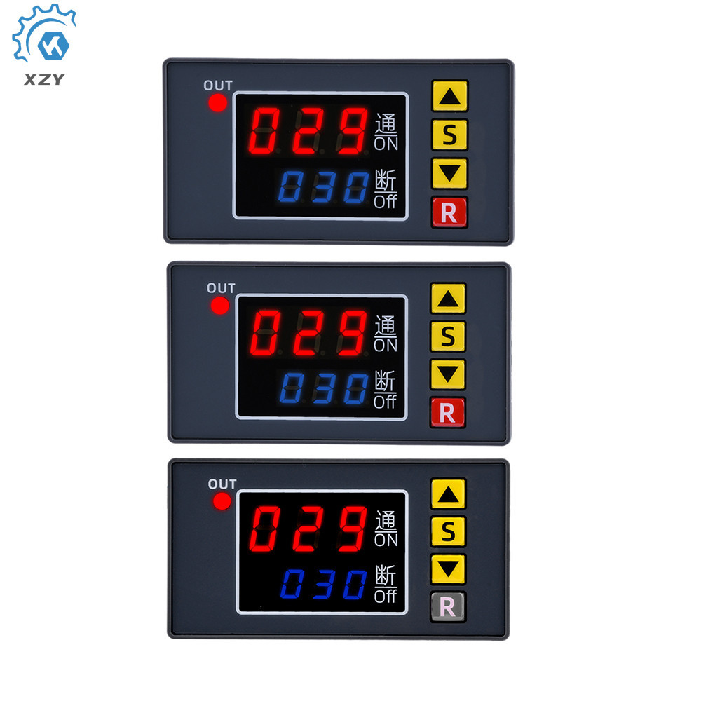 Timer Relay AC 110V 220V 12V Time Delay Switch 10A Timer Switch Module ...