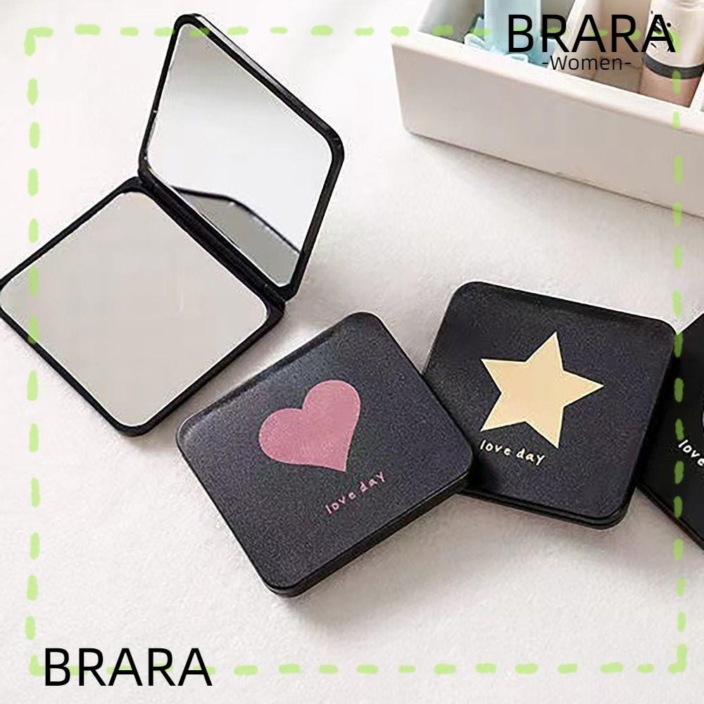 BRB Makeup Mirror, High Definition INS Style Handheld Mirror, Portable