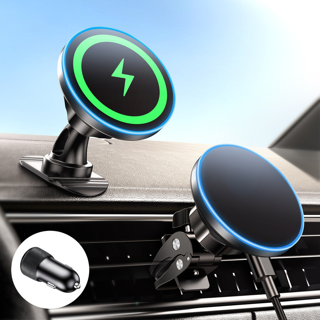 New Product Magnetic Phone Holder Wireless Fast Charging Car Navigation  Holder