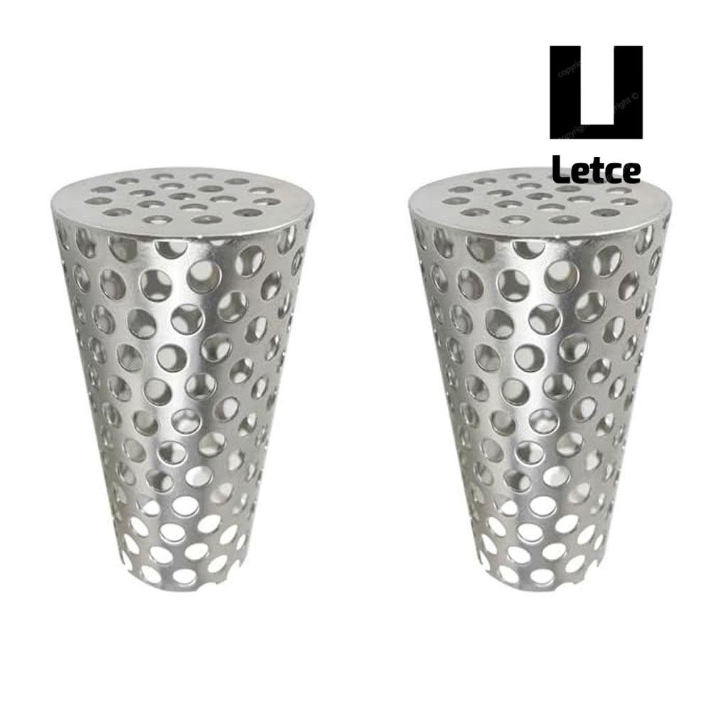 LETCE Anti Clogging of Drainage Pipes, White 304 Stainless Steel ...