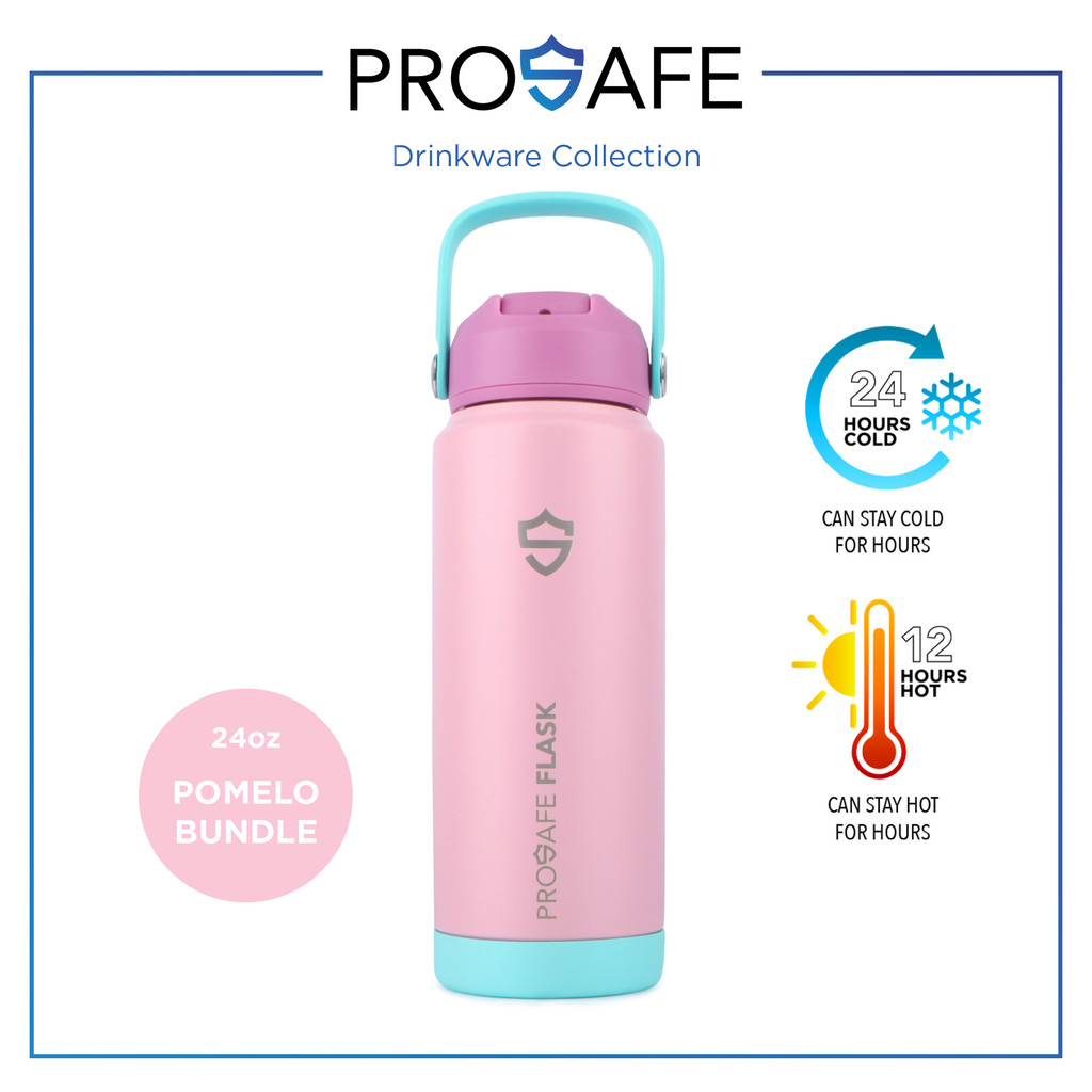 ProSafe Flask 24oz Pomelo Collection (Customizable Laser Engraving with ...