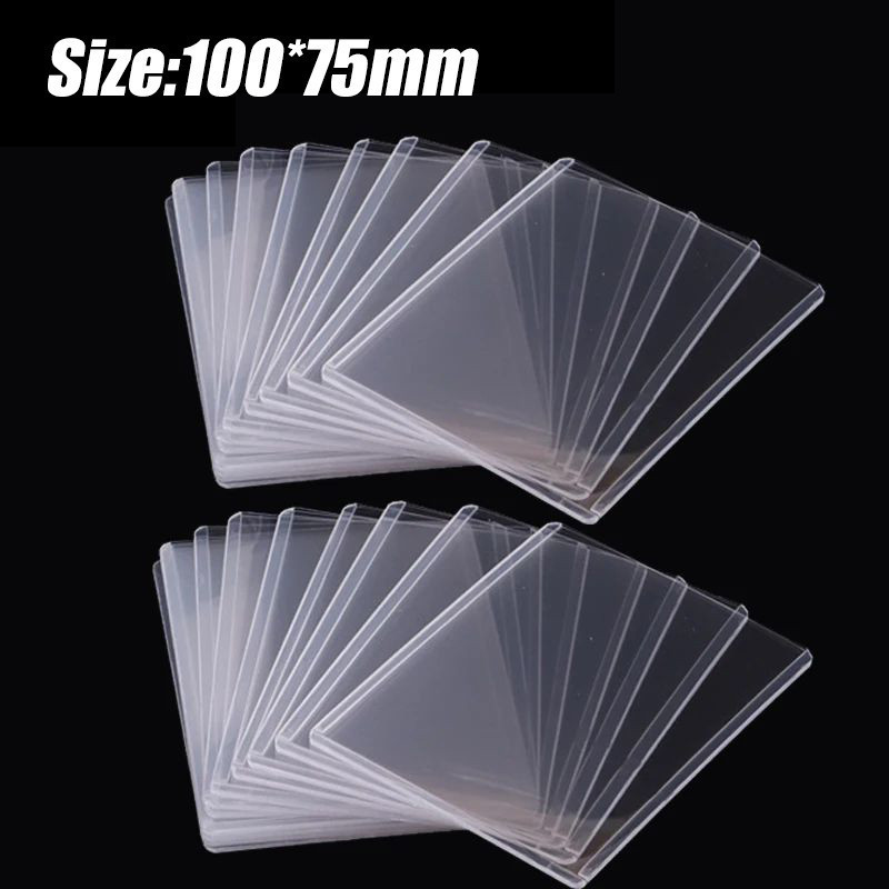 PVC Card Sleeves Game Card Hard Plastic Card Sleeves Card Protective Card  Holder Trading Cards Case | Shopee Philippines