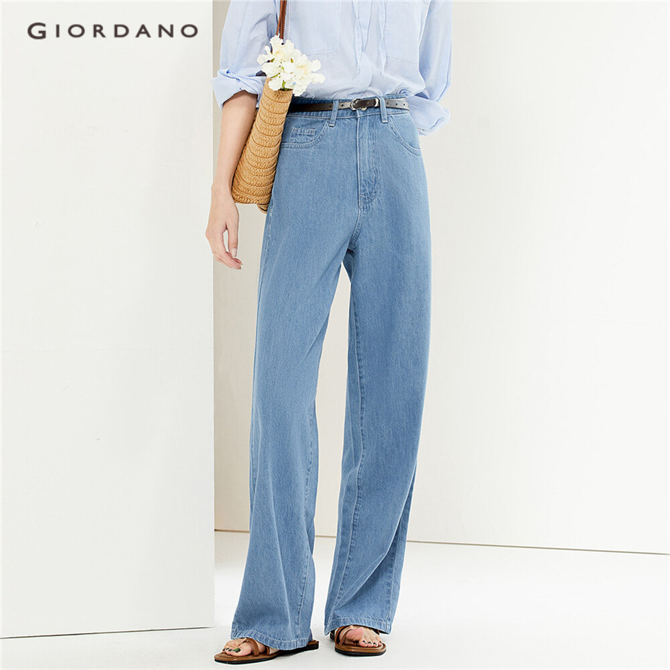 Mid Rise Giordano Skinny Jeans GIORDANO WOMEN 100% Cotton Mid Rise