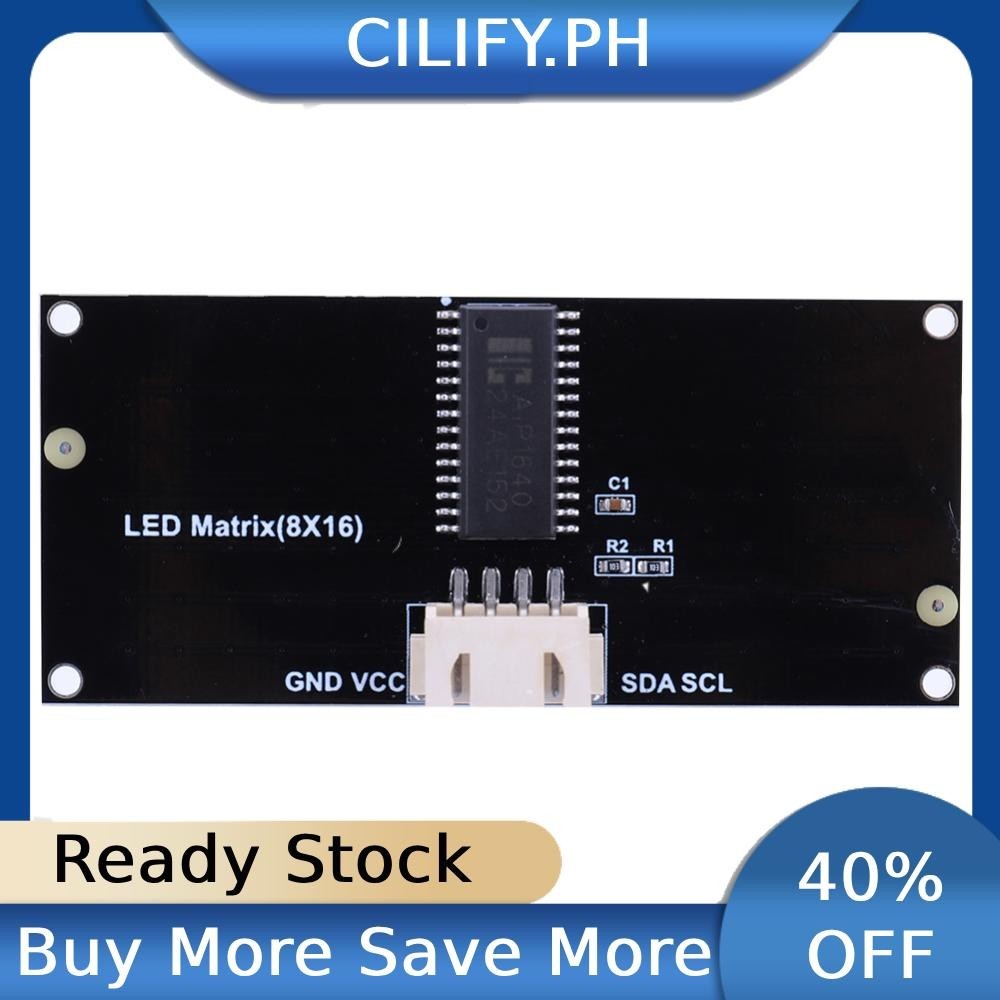 8x16 Matrix LED Light Display Module I2C Communication LED Control ...