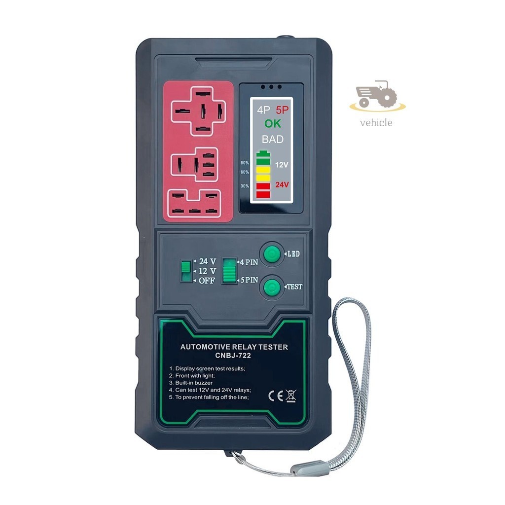 12V Automotive Relay Tester – 4/5 Pin Car Diagnostic Tool, Unbranded, China 2 thumbnail image