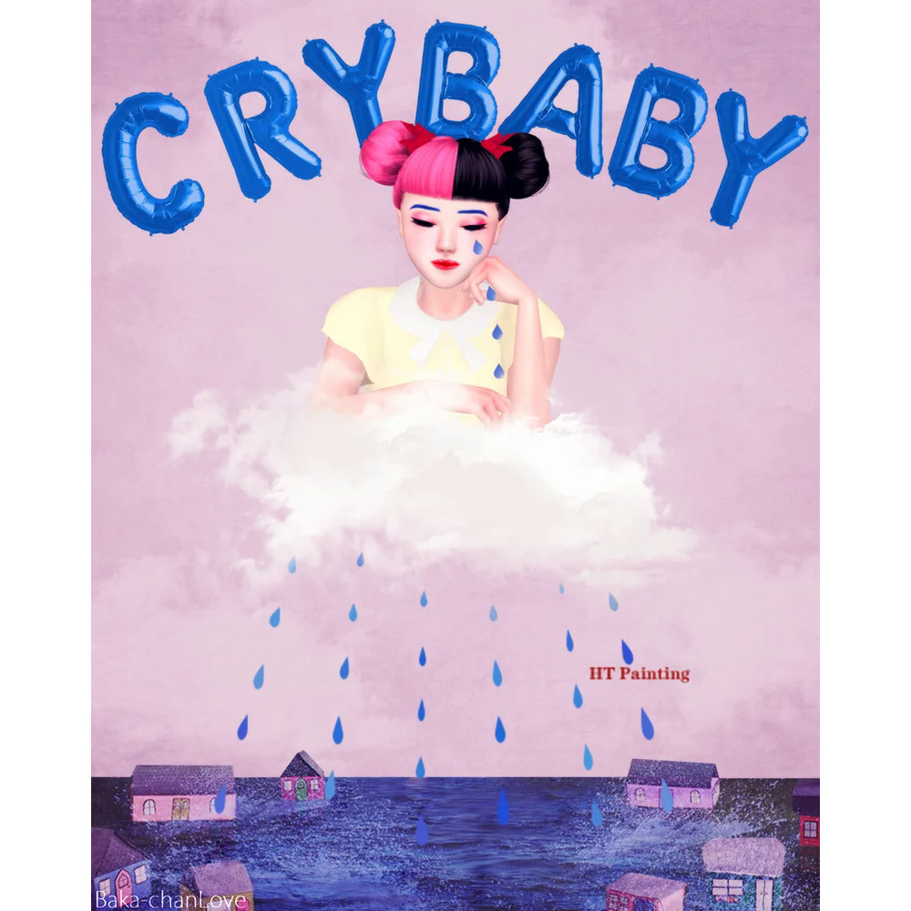 Melanie-Martinez-Cry-Baby-Poster-Prints-Oil-Painting-On 2024 Wall-Art-Murals-Pictures