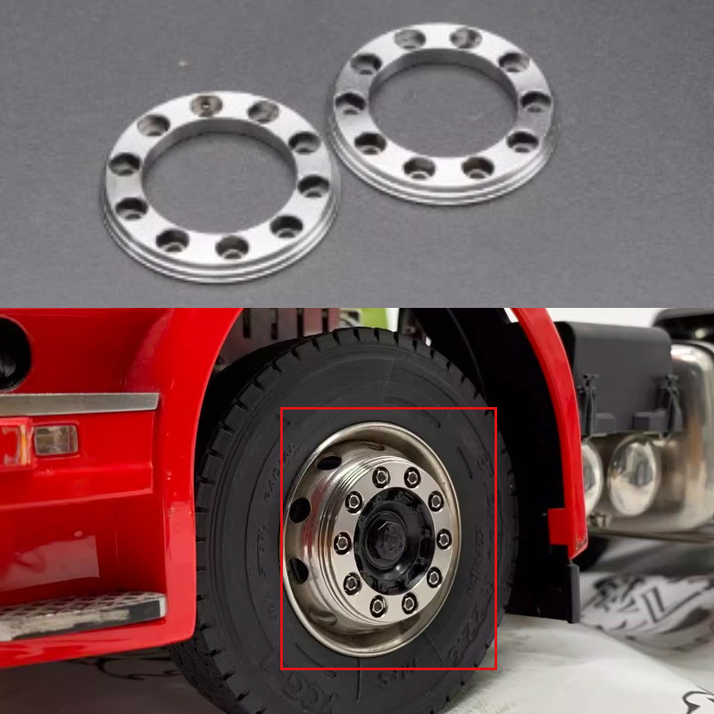 Set di Ganci Anteriori in Metallo Simulato per Camion RC