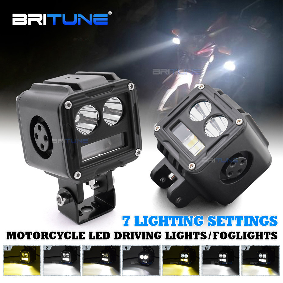 Britune Mini Night Ranger 80W Premium Auxiliary Light Motorcycle MDL ...