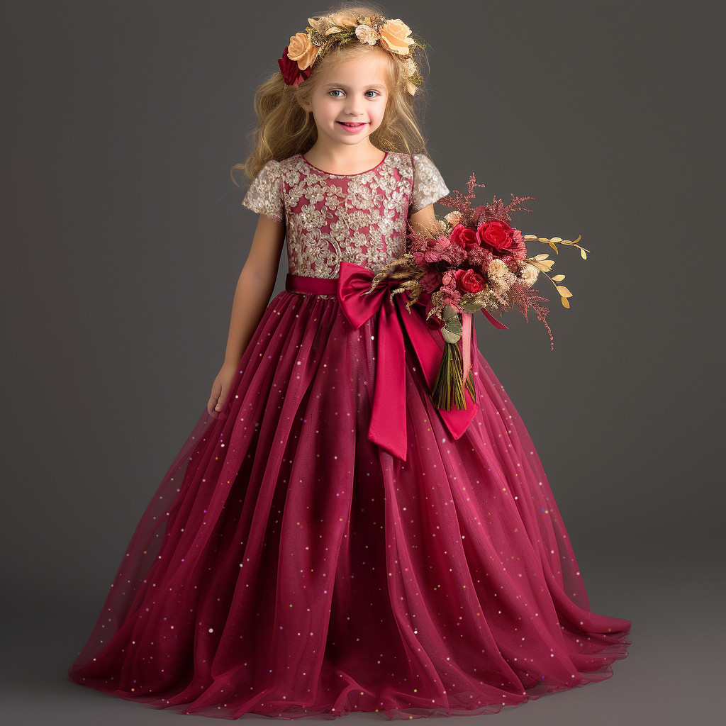 sachin and babi light blue dress Kids Dresses main image 1