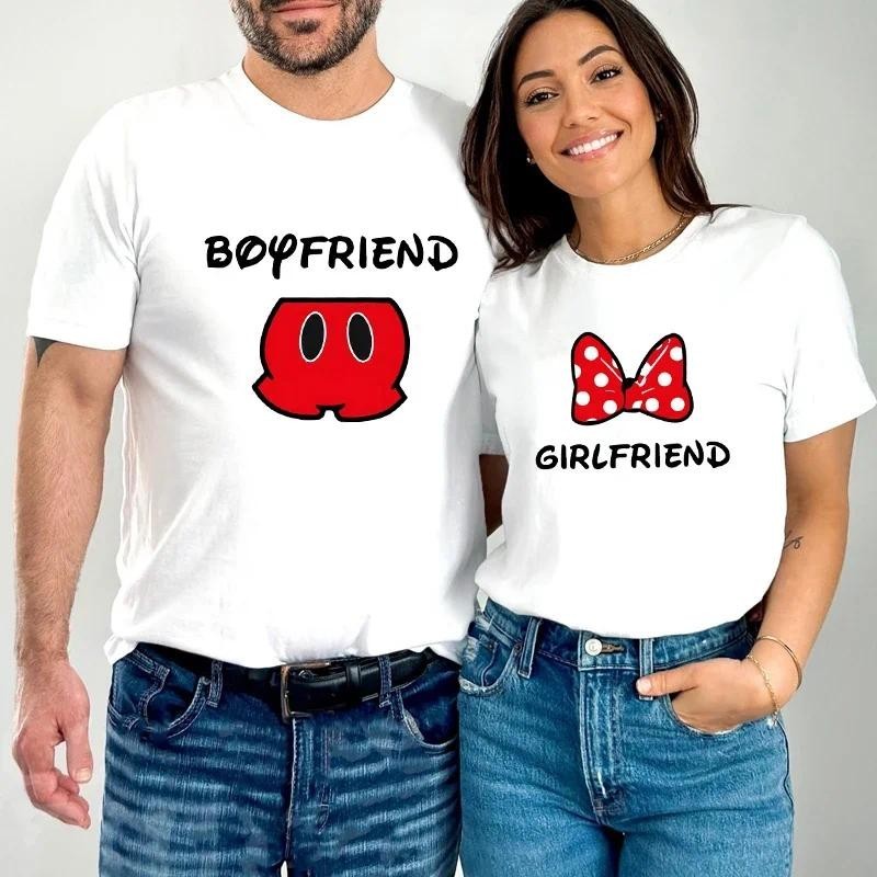 2024 Fashion Couple T Shirts For Boyfriend And Girlfriend Summer Tee ...