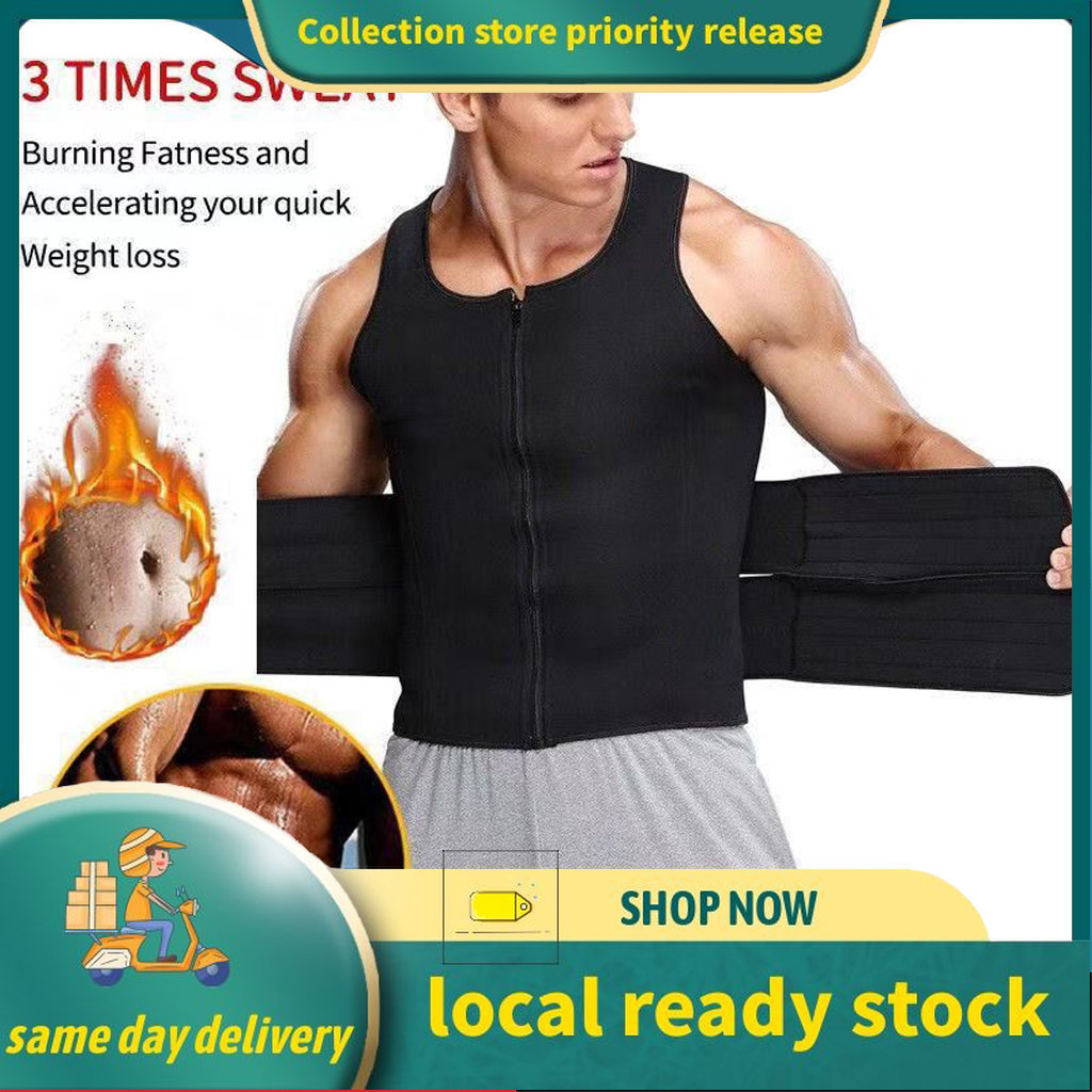 mens sweat waist trainer