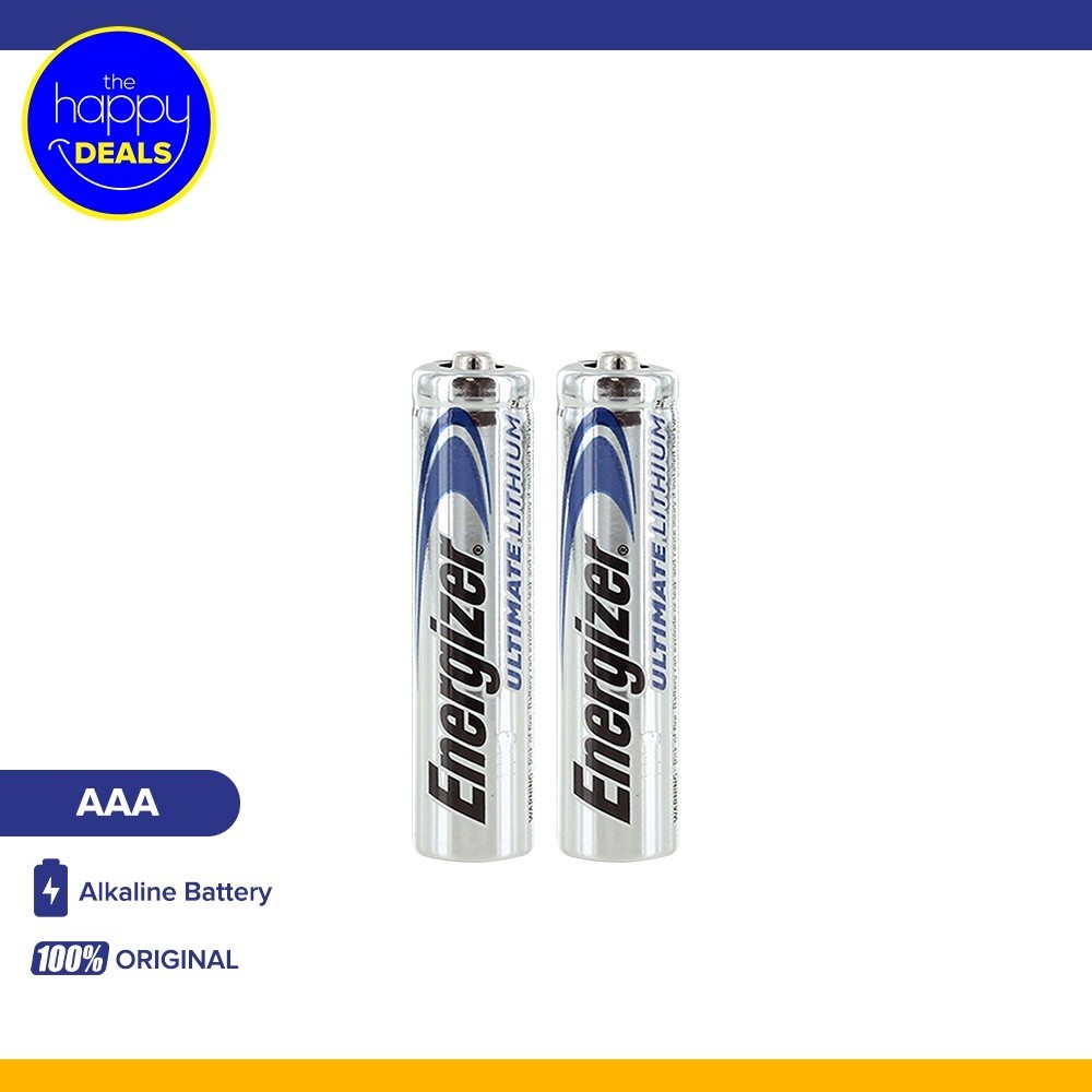 Energizer AAA L92 Ultimate Lithium Battery Pack of 2 | Shopee Philippines