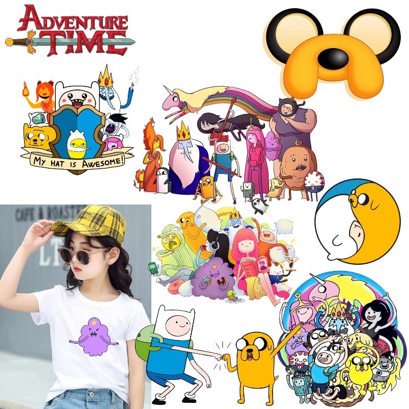 Adventure Time Ironing Patches Washable Fashion Clothes DIY Decoration ...