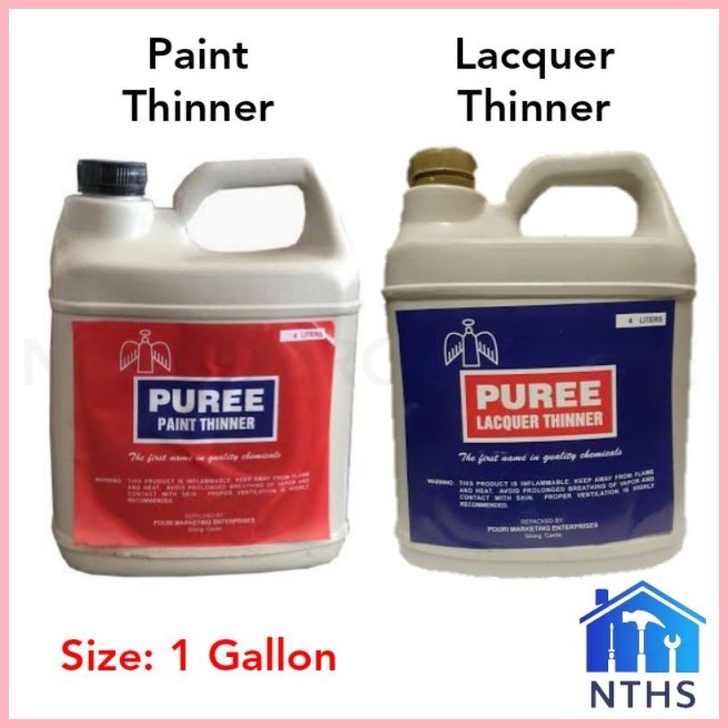 【Hot】 1 Gallon Puree Paint Thinner / Lacquer Thinner Shopee Philippines