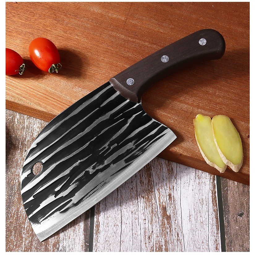 Japanese Knife Kitchen Knife Traditional Handmade Chef's Chopper ...