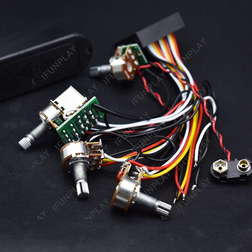 Push Pull Pots 2 Band Bass Preamp for Active Passtive Bass Electric ...