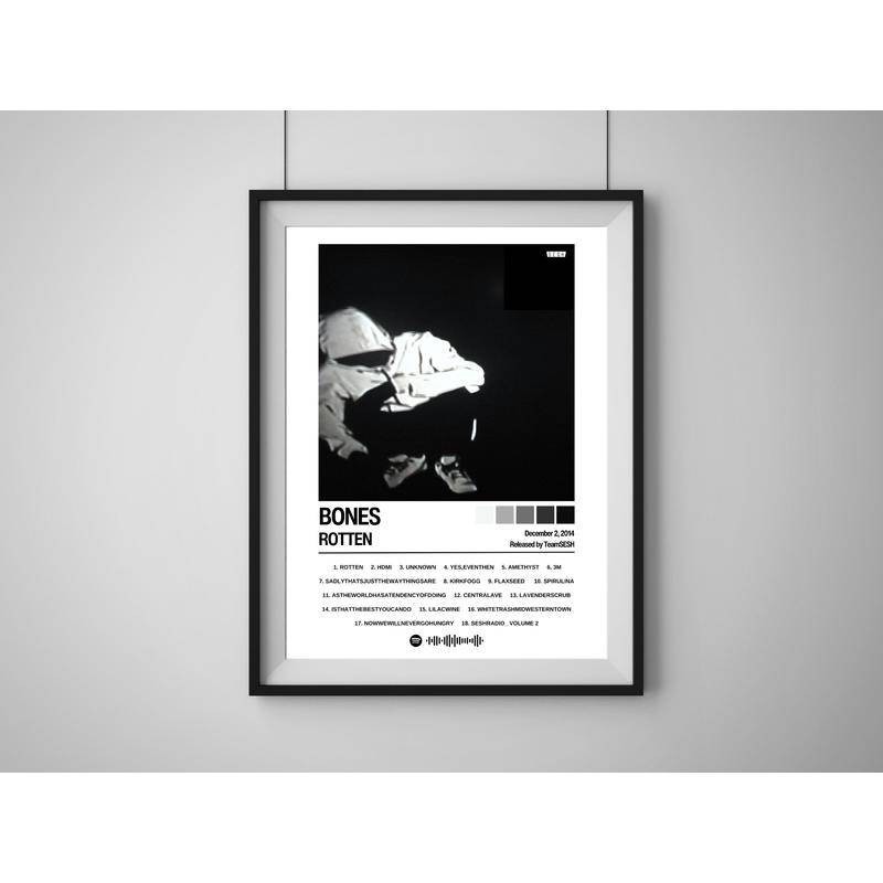 BONES Poster | Rotten canvas Print Music Album Cover Artwork | Shopee ...