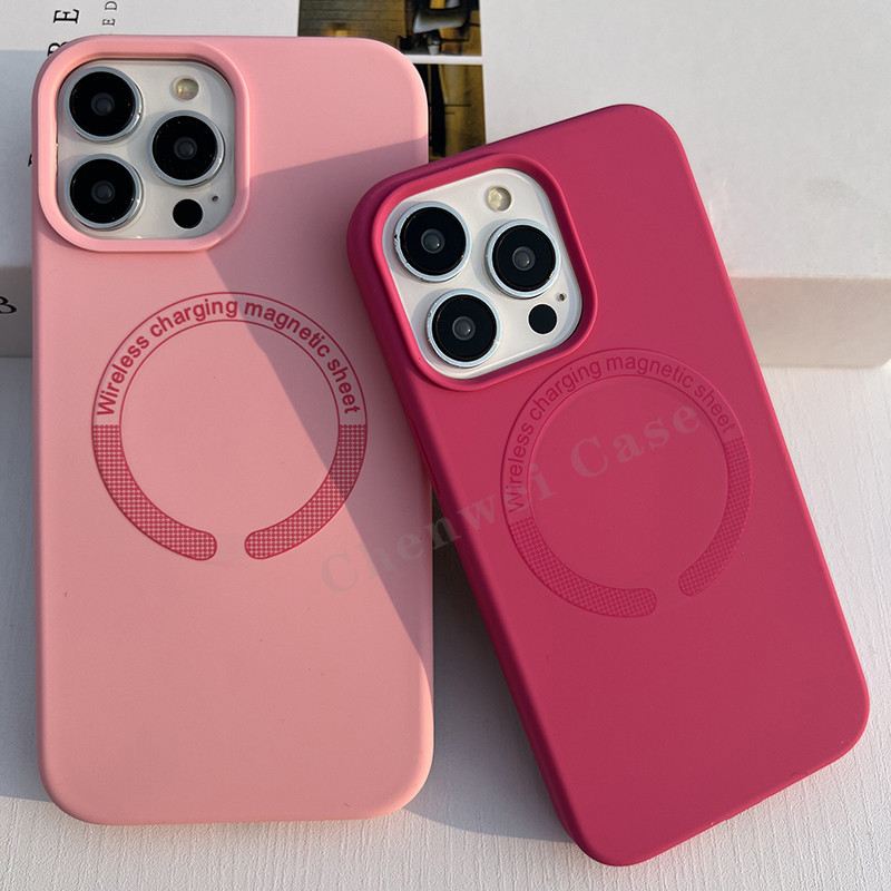 Matte Silicone Case For iPhone 16 16Promax 16pro 15Promax 15