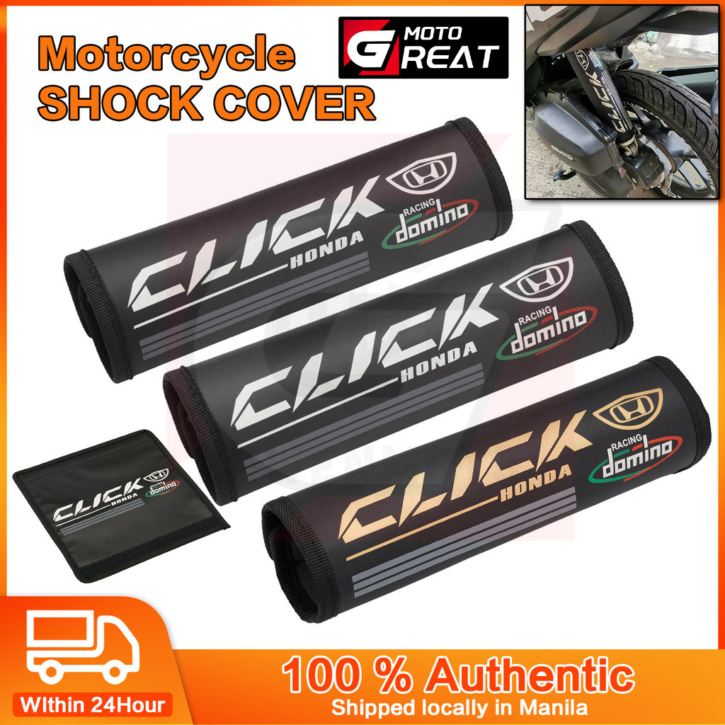 Domino Shockproof Cover 1PCS Motorcycle Honda Click 125i V3 Shock Cover ...