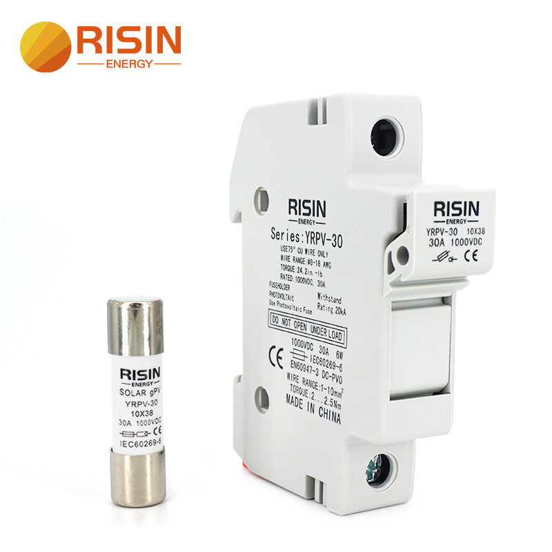 Risin YRPV-30 Solar PV DC 1000V 15A 20A 25A 30A Fuse with Fusible Link ...