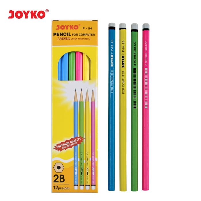 Joyko P-94 2B Pencils sold by the dozen containing 12 pcs / pack ...