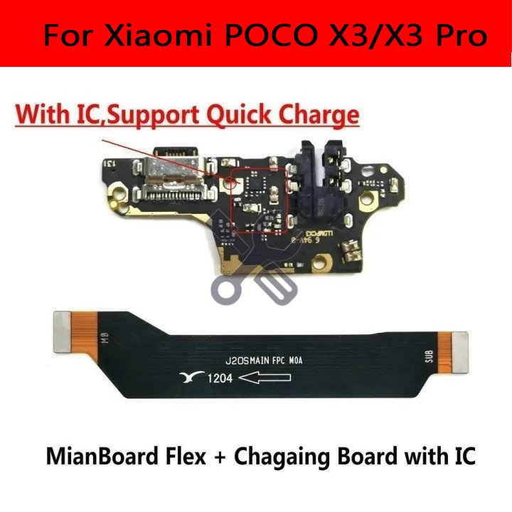 Connettore Di Ricarica USB C Per Xiaomi Poco X3, X3 Pro E X3 NFC, Nuovo - Foto 2