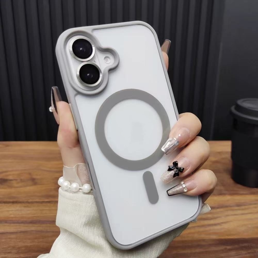 Transparent Transparent Magnetic Phone Case Suitable for iPhone ...