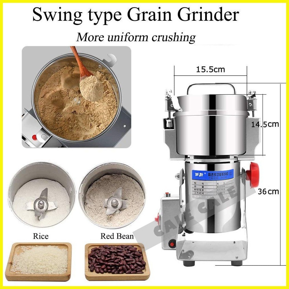 【hot sale】 one year warranty Electric Grinder Herbal Powder Miller ...