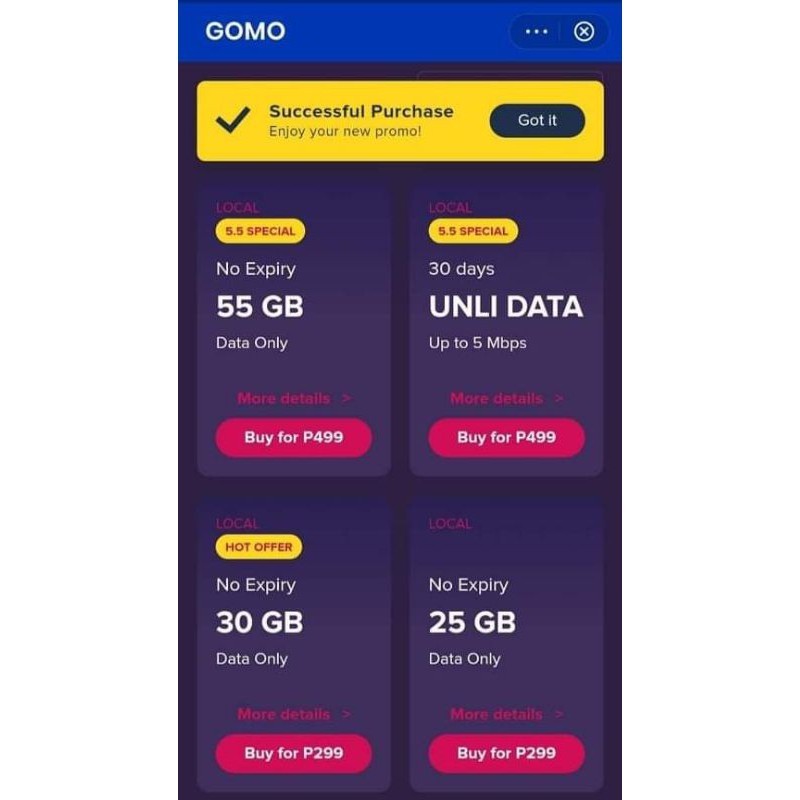 GOMO SIM w/ 30 days UNLI data (SEALED & 100% LEGIT) | Shopee Philippines