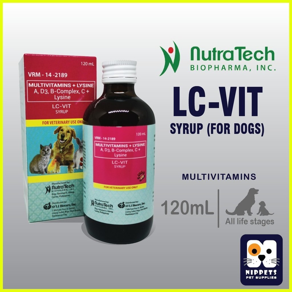 LCVIT SYRUP Multivitamins + Lysine (A, D3, C + Lysine) for