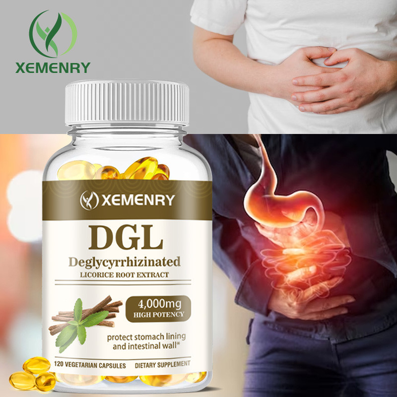 Glycyrrhizinated Licorice Supplement 2 NonGMO Capsules Digestive