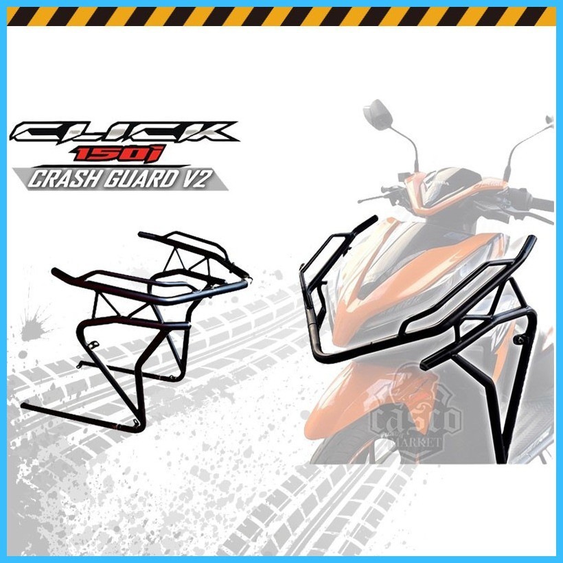 ⭐ Full Armor crash guard V2 FOR HONDA CLICK 125i/150i GAME CHANGER V2 ...